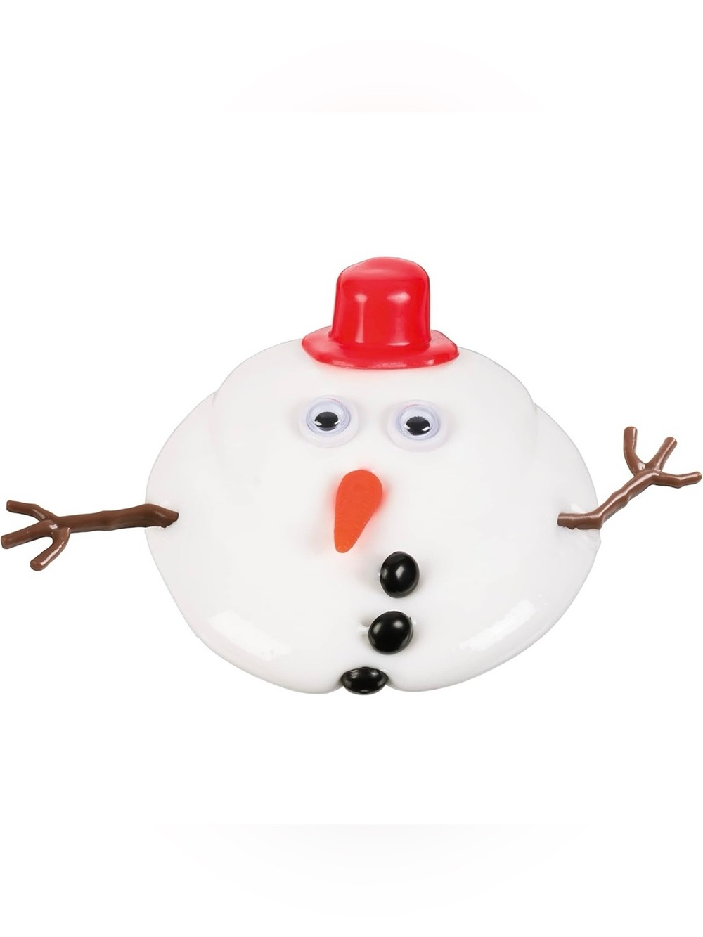 Melting Snowman Putty Slime Kit: Reusable Winter Stocking Stuffer keycraft (3) - Picture 3 of 6